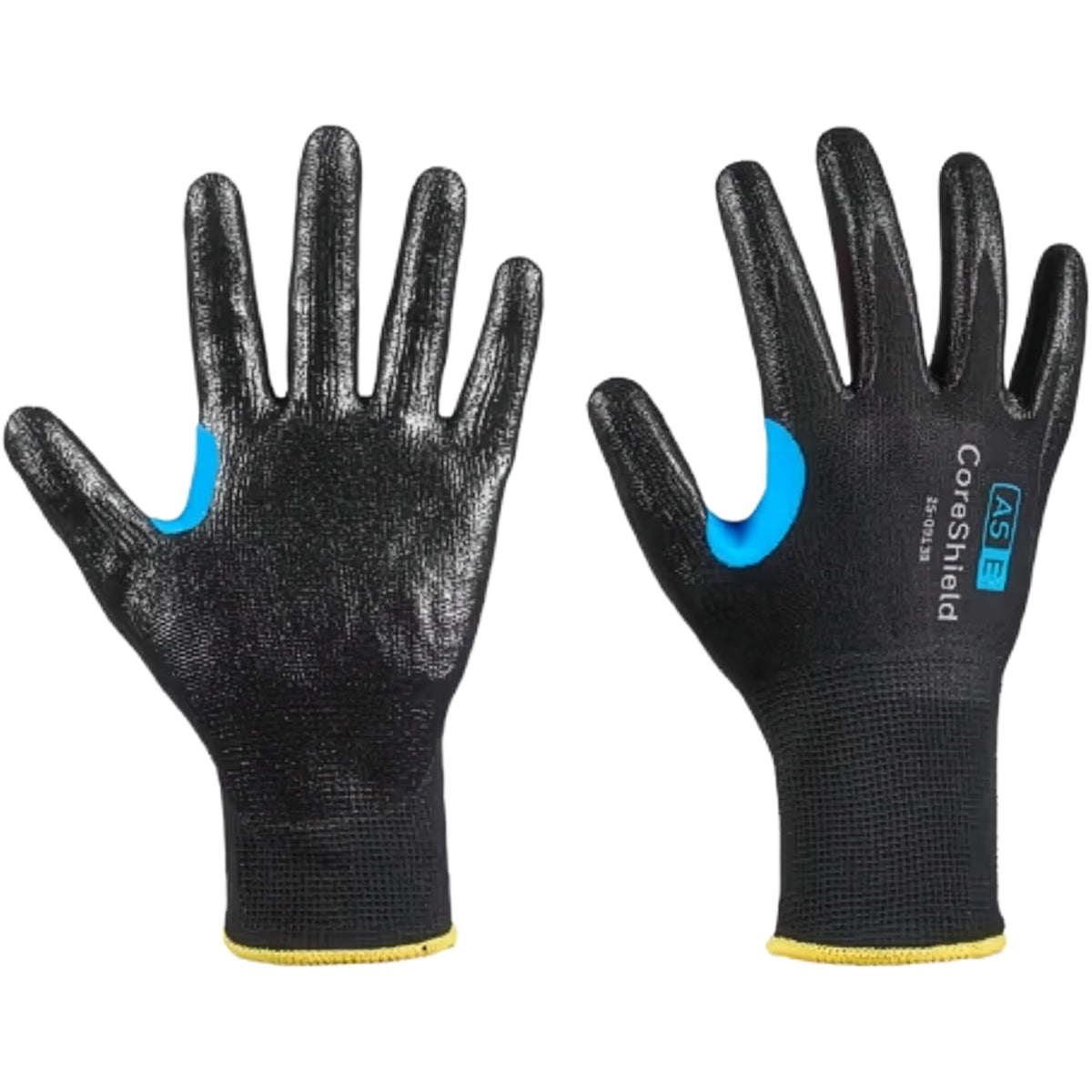 G-Tek 25-0913B Cut Resistant Gloves Nitrile Coated Black