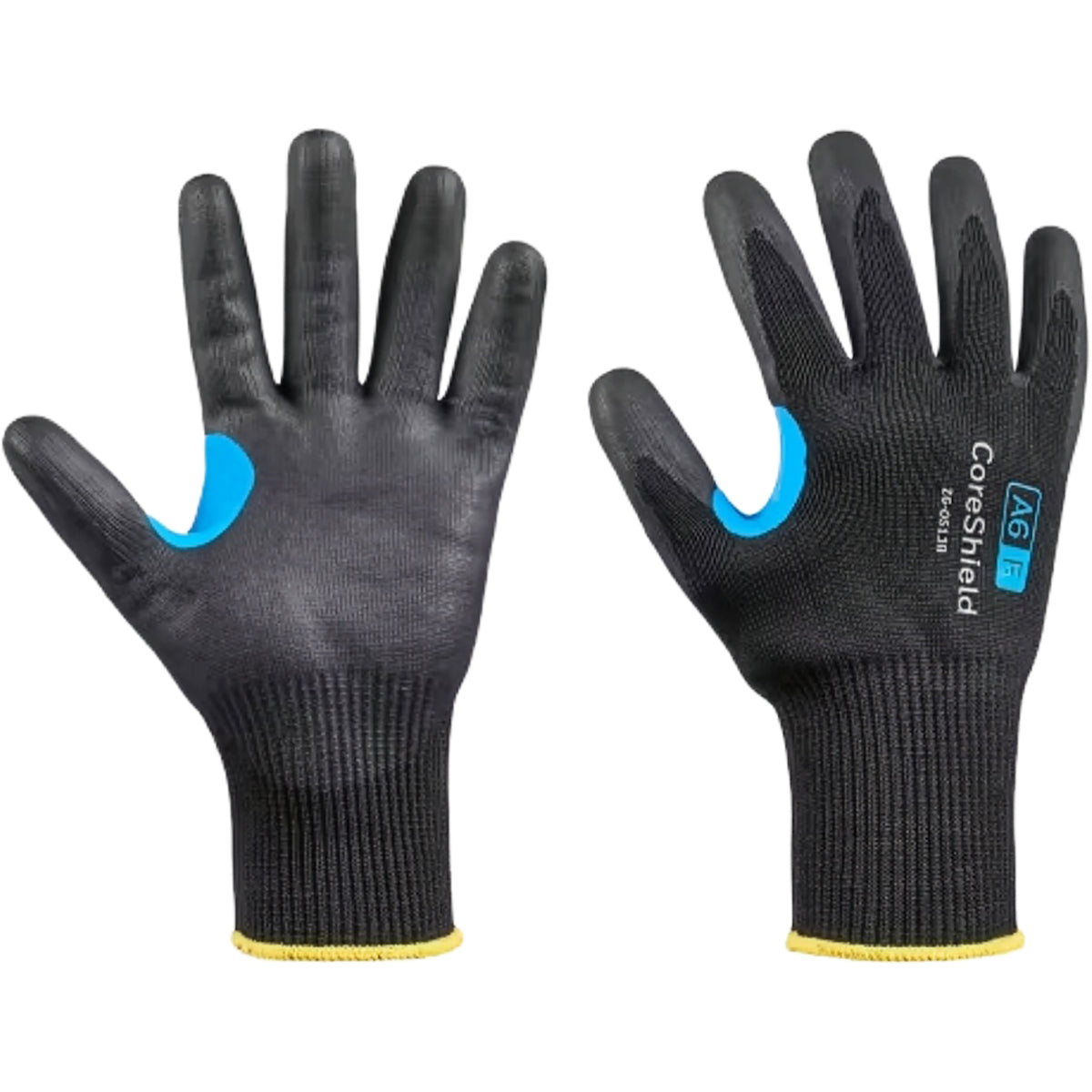 G-Tek 26-0513B Cut Resistant Gloves HPPE Nitrile Black