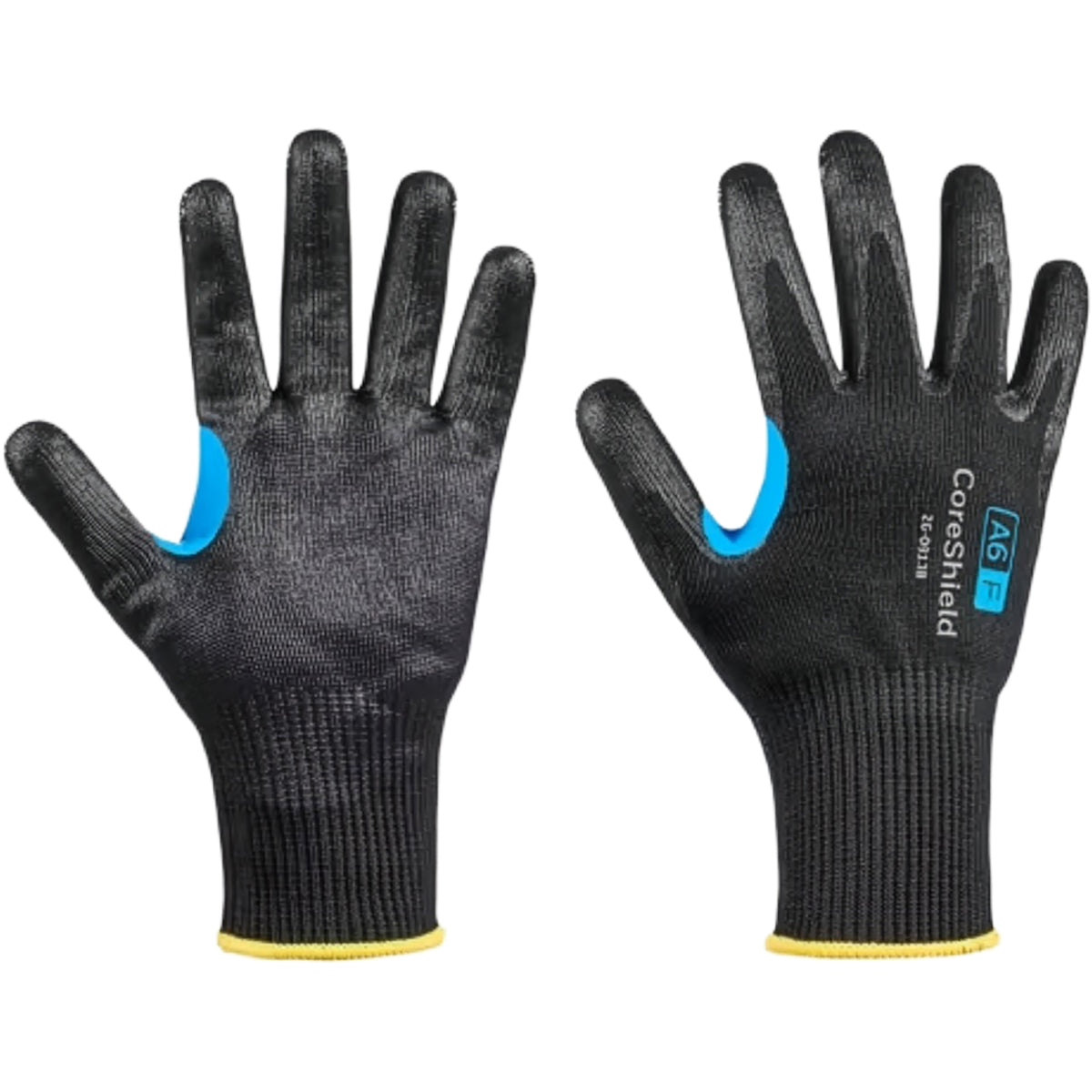 G-Tek 26-0913B Cut Resistant Gloves HPPE Smooth Nitrile Black