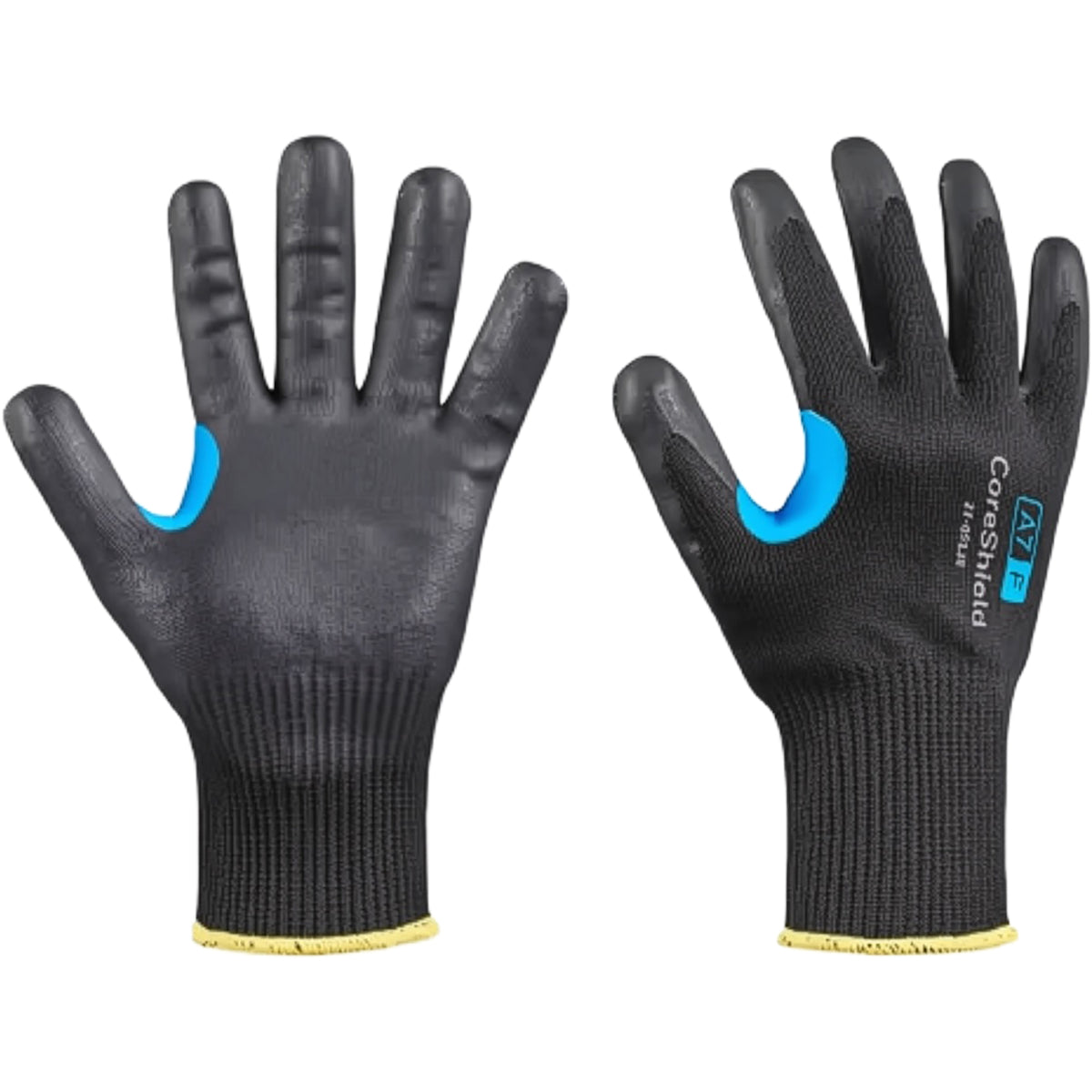G-Tek 27-0513B Cut Resistant Gloves HPPE Nitrile Coated Black