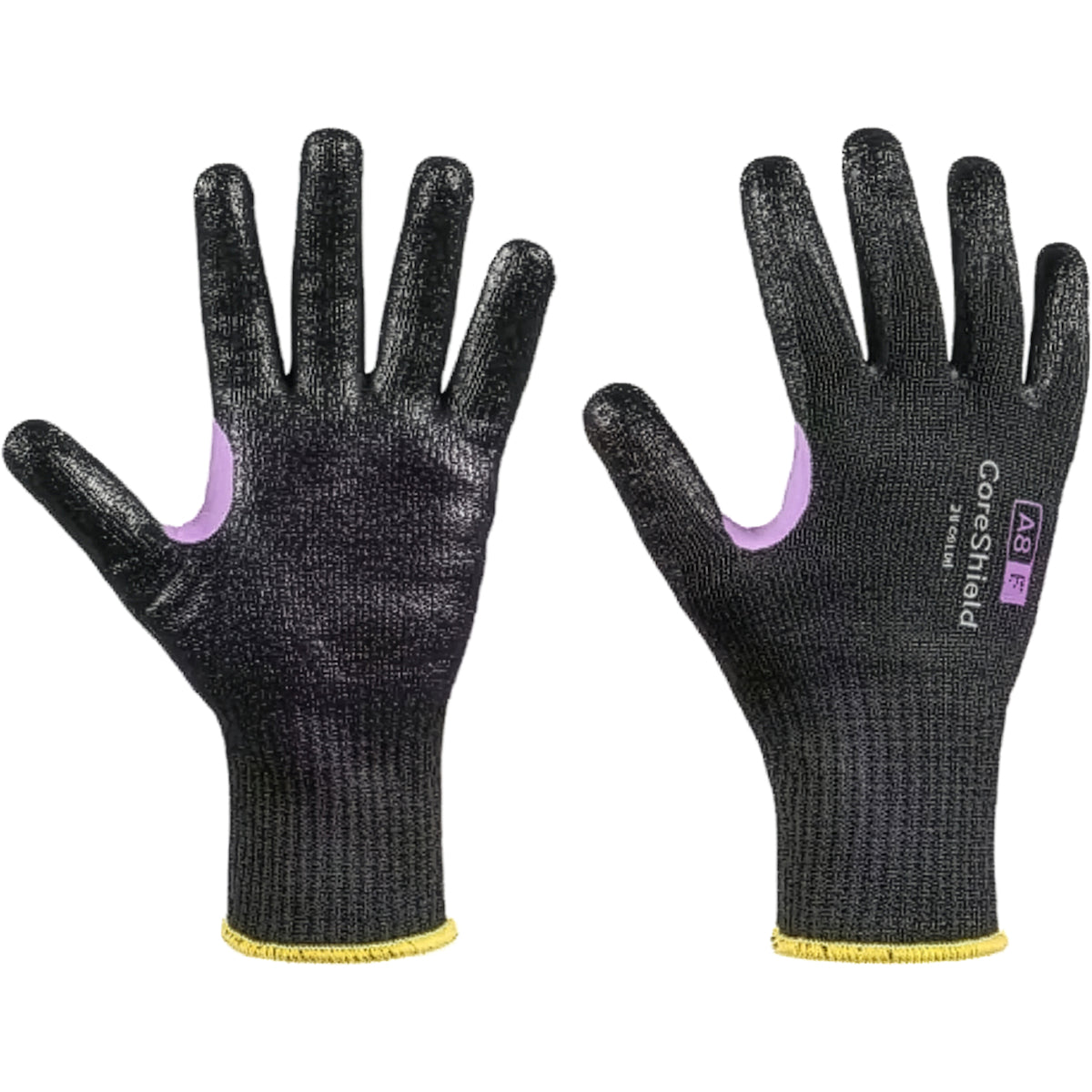 G-Tek 28-0910B Cut Resistant Gloves Nitrile Coating Black