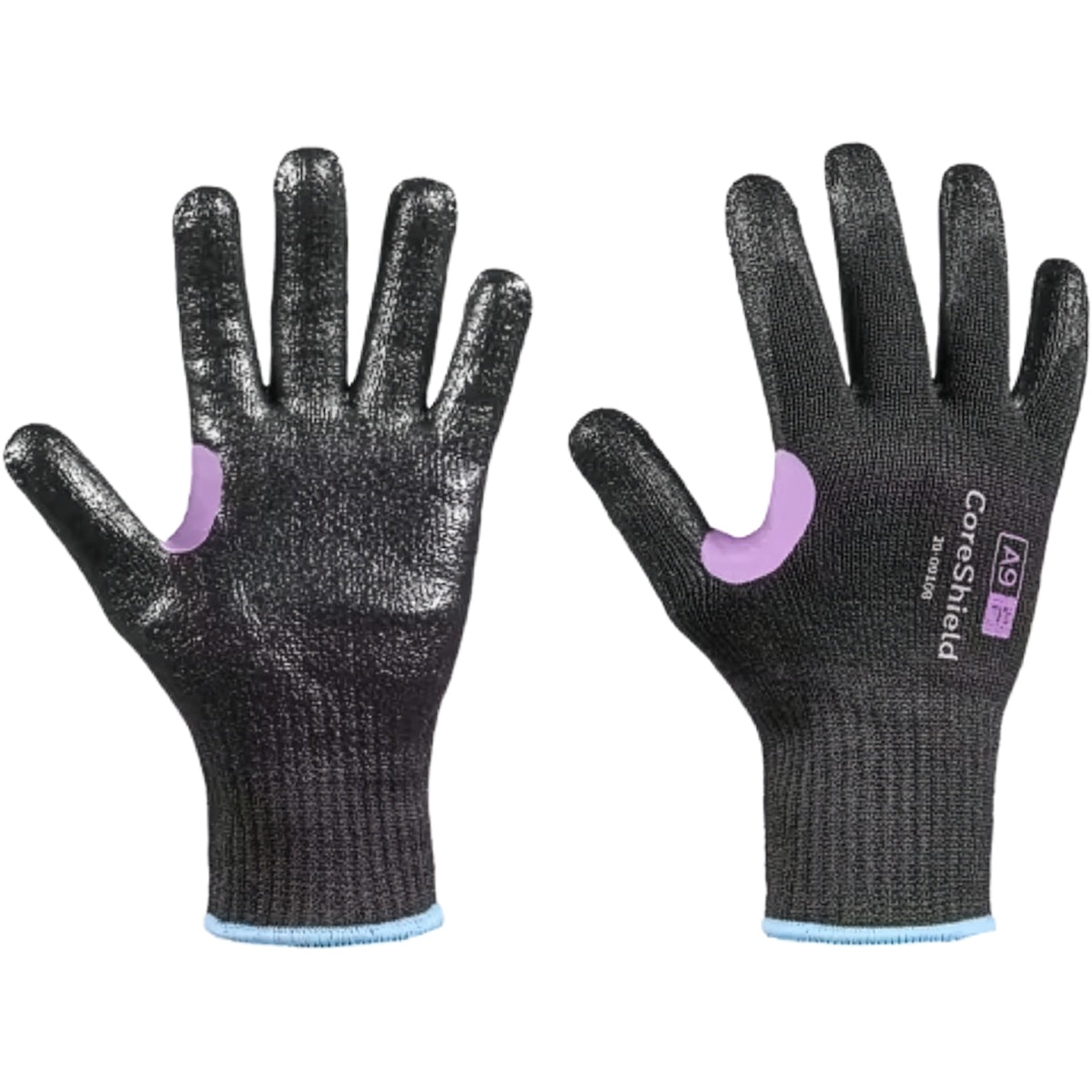 G-Tek 29-0910B Cut Resistant Gloves HPPE/Kevlar Smooth Nitrile Black