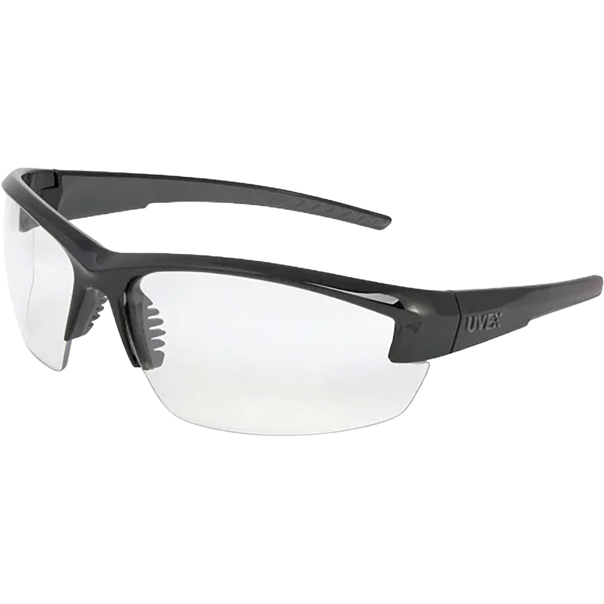 UVEX RWS-51052 Safety Glasses Black Frame Anti-Fog Black