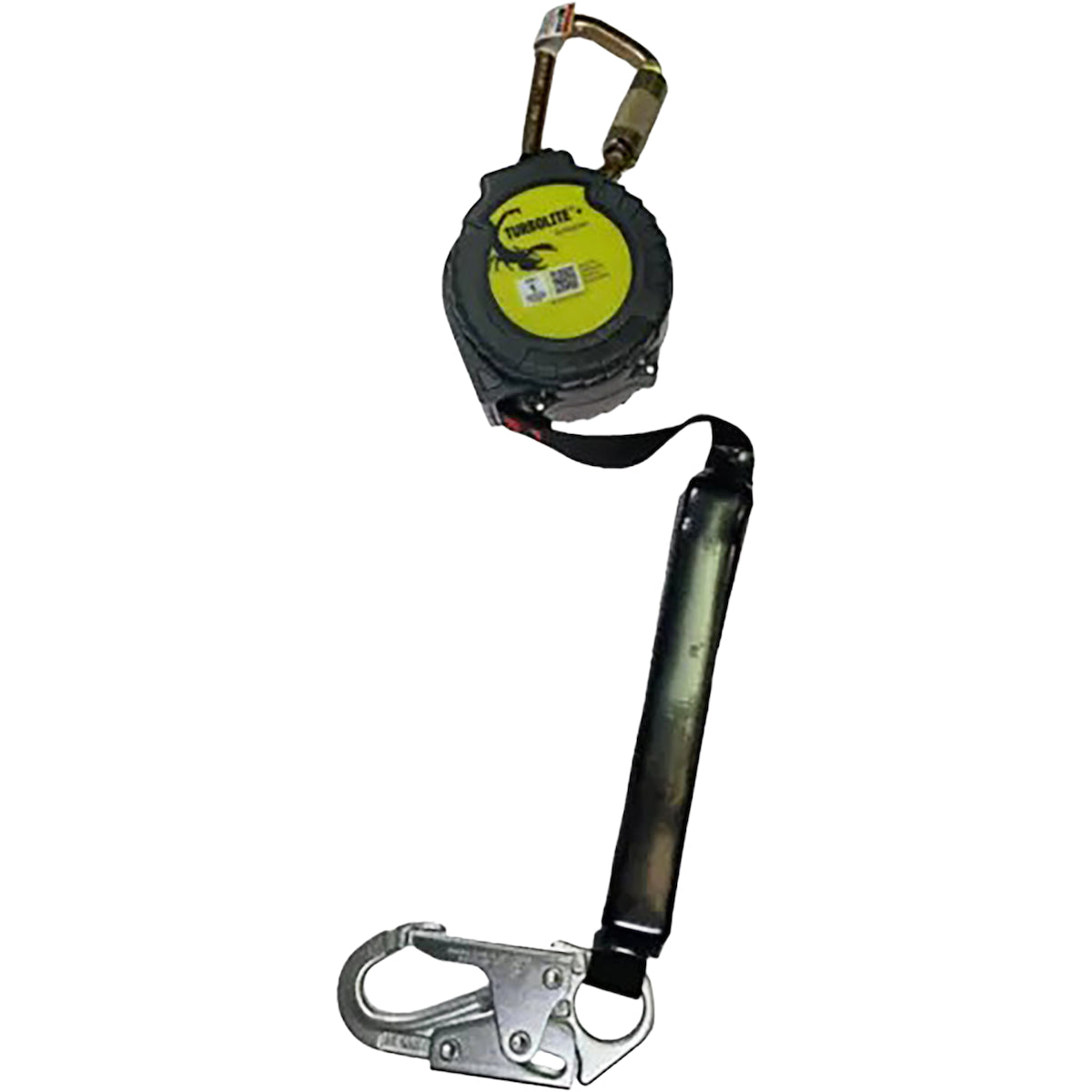 Miller® MTL-OHS1-01 Single Vectra™ Webbing Personal Fall Limiter, Steel Carabiner, Steel Locking Snap Hook