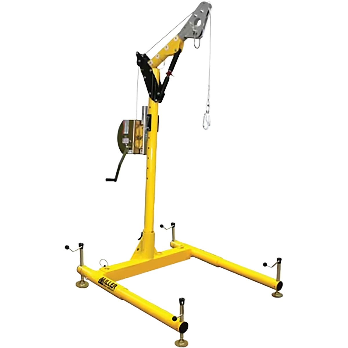 Miller® DH-1/ Portable Confined Space System, includes ManHandler™ Hoist/Winch with Cable, Mast, Base, and Mounting Bracket