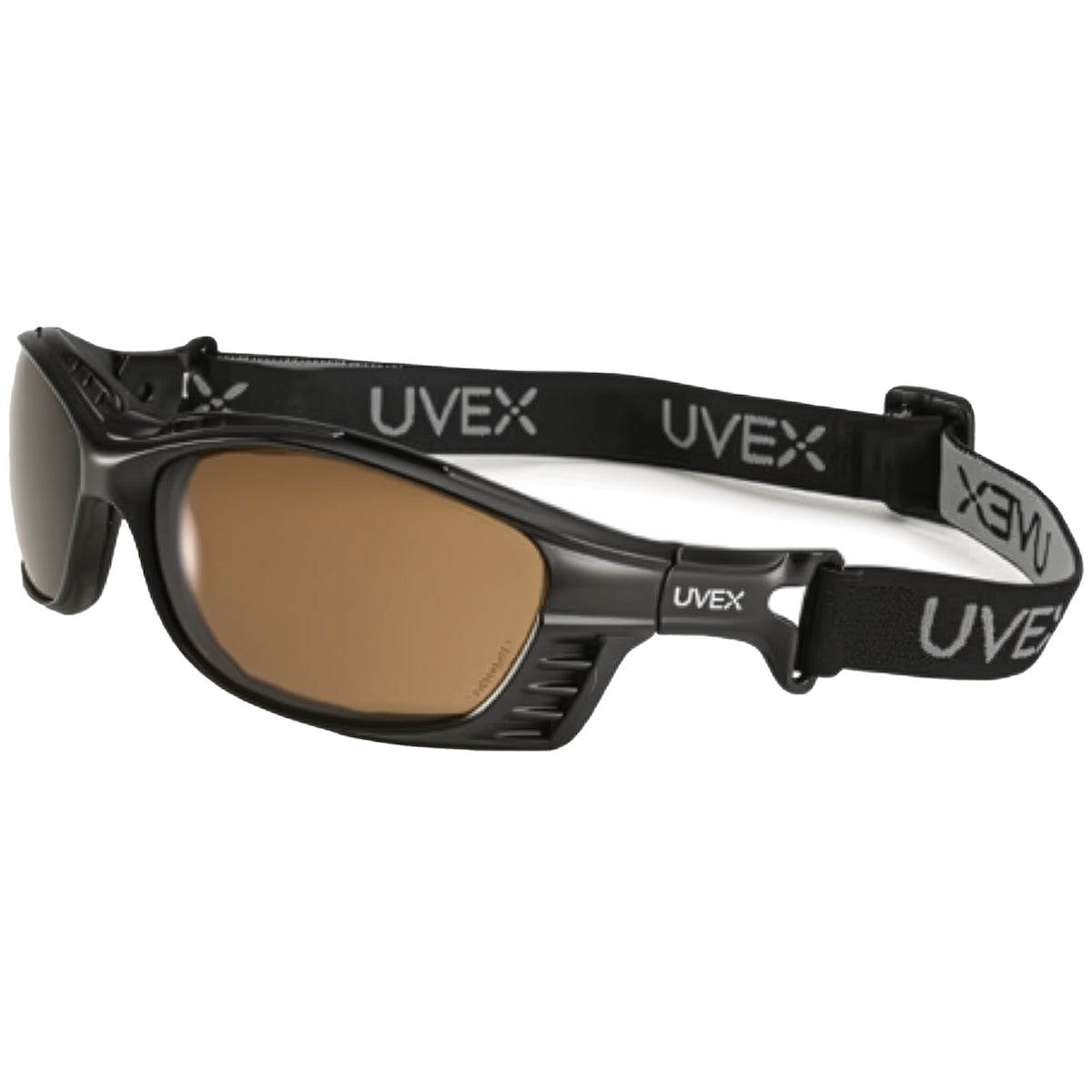 UVEX S2601HS Safety Glasses Espresso Foam Padding