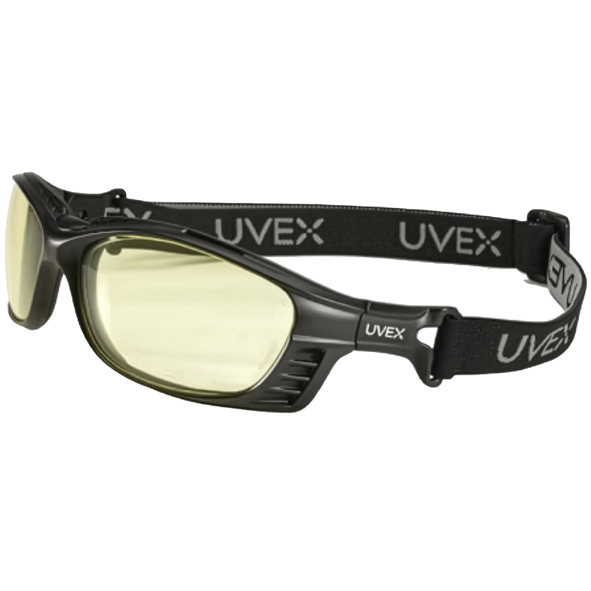 UVEX S2609HS Safety Glasses Black Frame SCT Low-IR Lens HydroShield