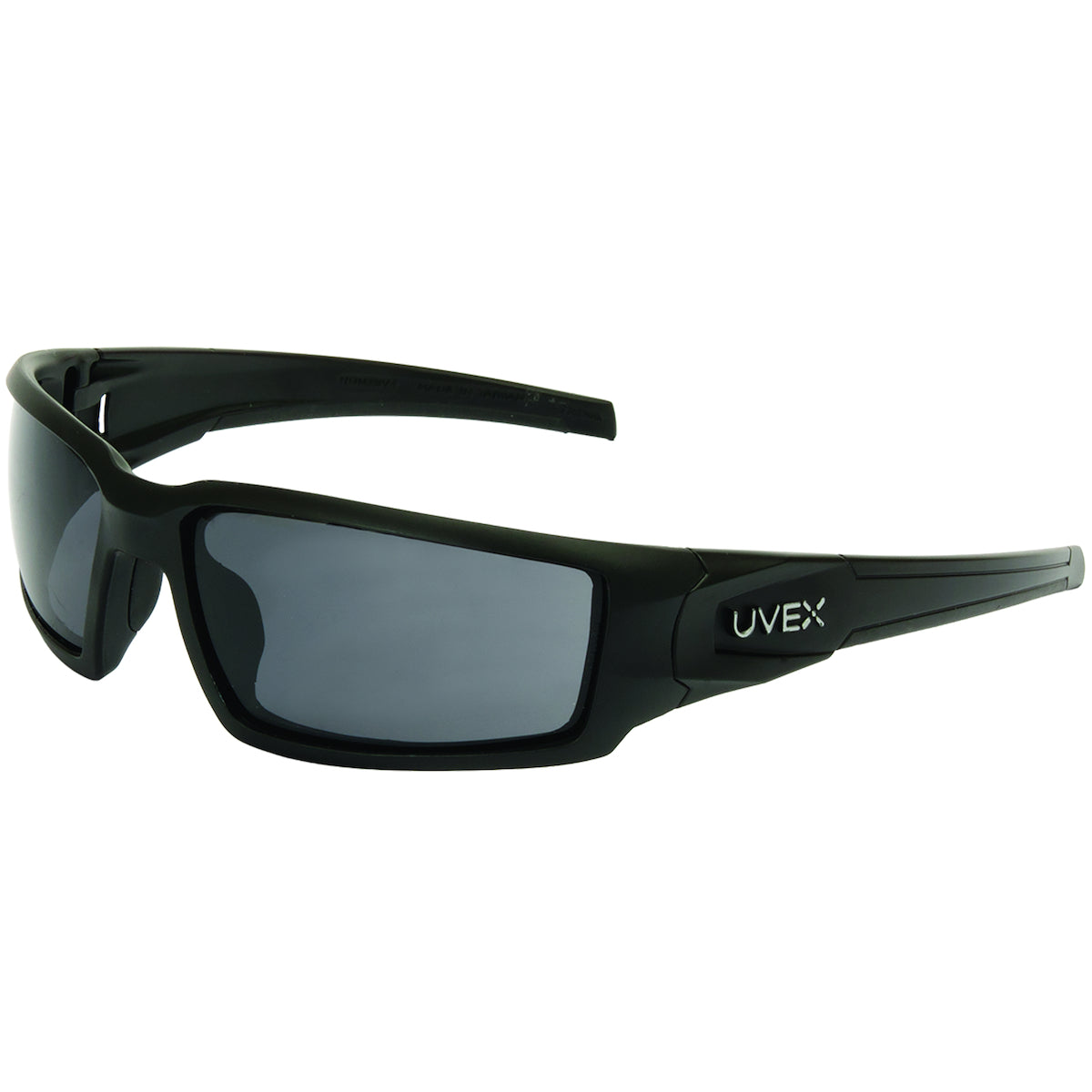 UVEX S2941HS Safety Glasses Matte Black Frame Gray Lens HydroShield