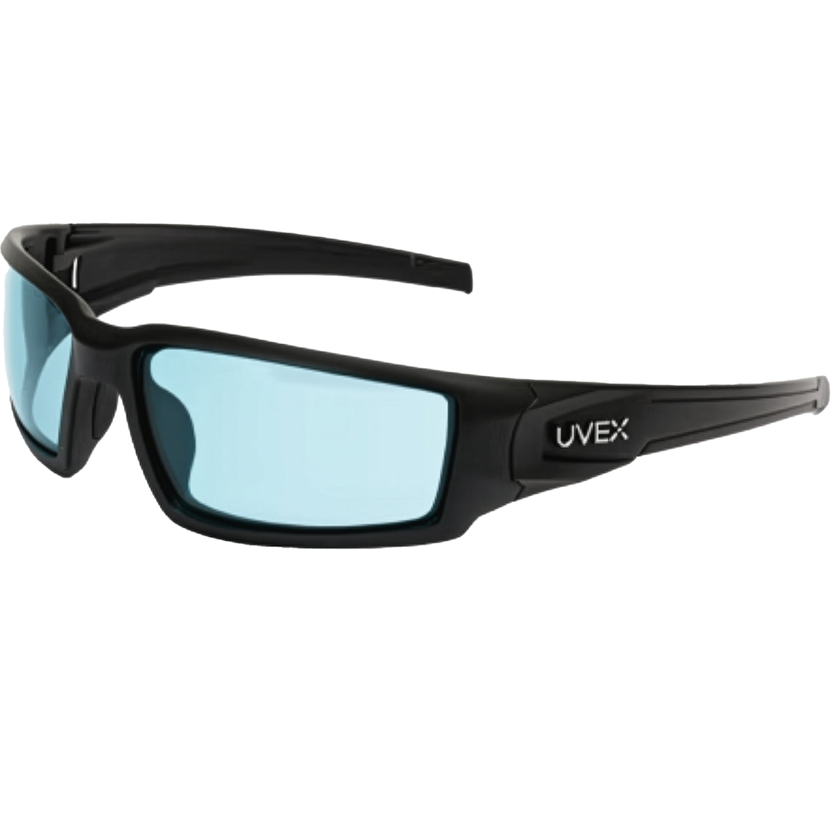 UVEX S2951HS Safety Glasses Matte Black SCT Blue