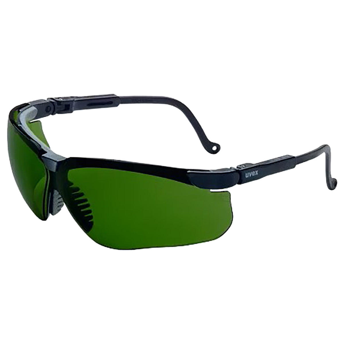 UVEX S3207HS Safety Glasses Black Frame IR Filter Anti-Fog