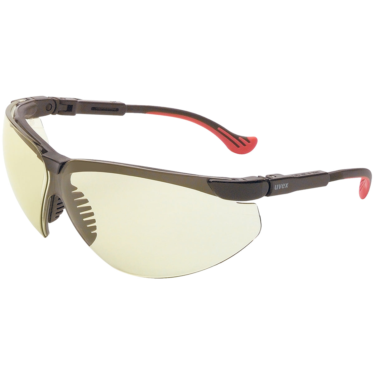 UVEX S3304HS Safety Glasses Semi-Rimless Hydroshield Black
