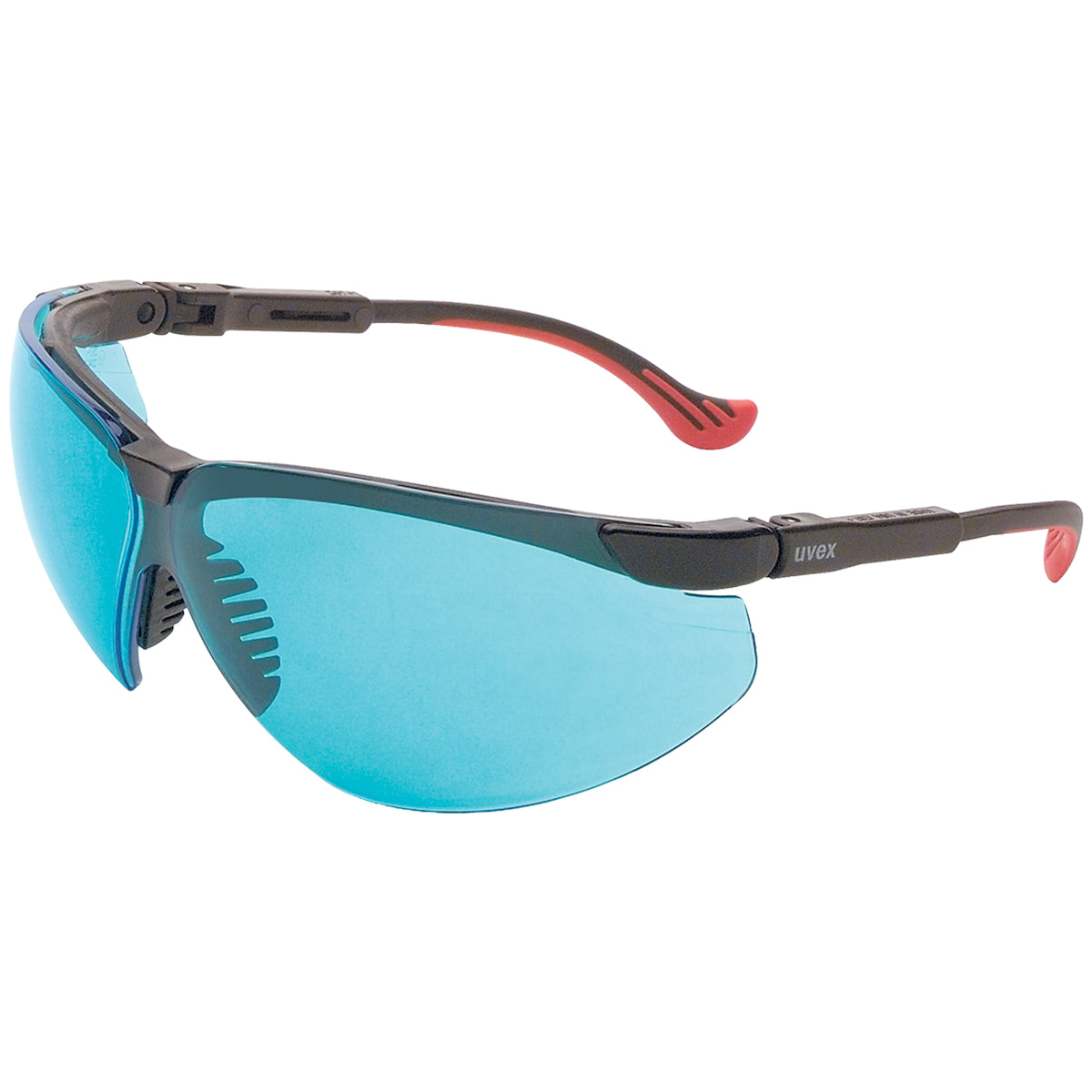 UVEX S3312HS Safety Glasses Black Frame SCT Blue Lens Anti-Fog