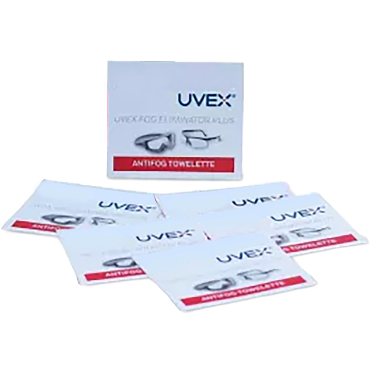 UVEX S479 Fog Eliminator Cloths Anti-Fog White