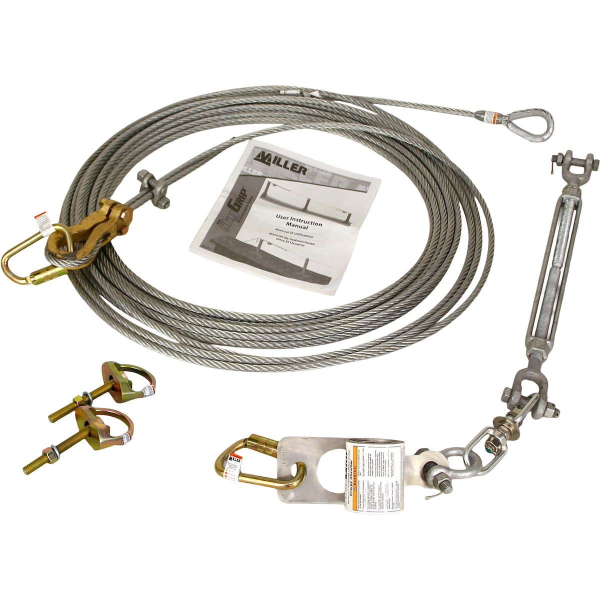 Miller SG416 Horizontal Lifeline Systems Kits Silver