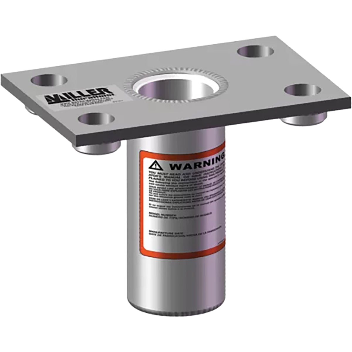 Miller DH-20SS Floor Mount Sleeve Stainless Steel Silver