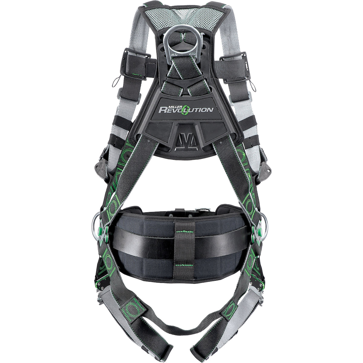 Miller® RDTSL-QC Premium Full-Body Harness with DualTech™ Webbing, 5 Points of Adjustment, with Back D-Ring, and Shoulder Loops with Quick-Connect Chest & Leg Buckles