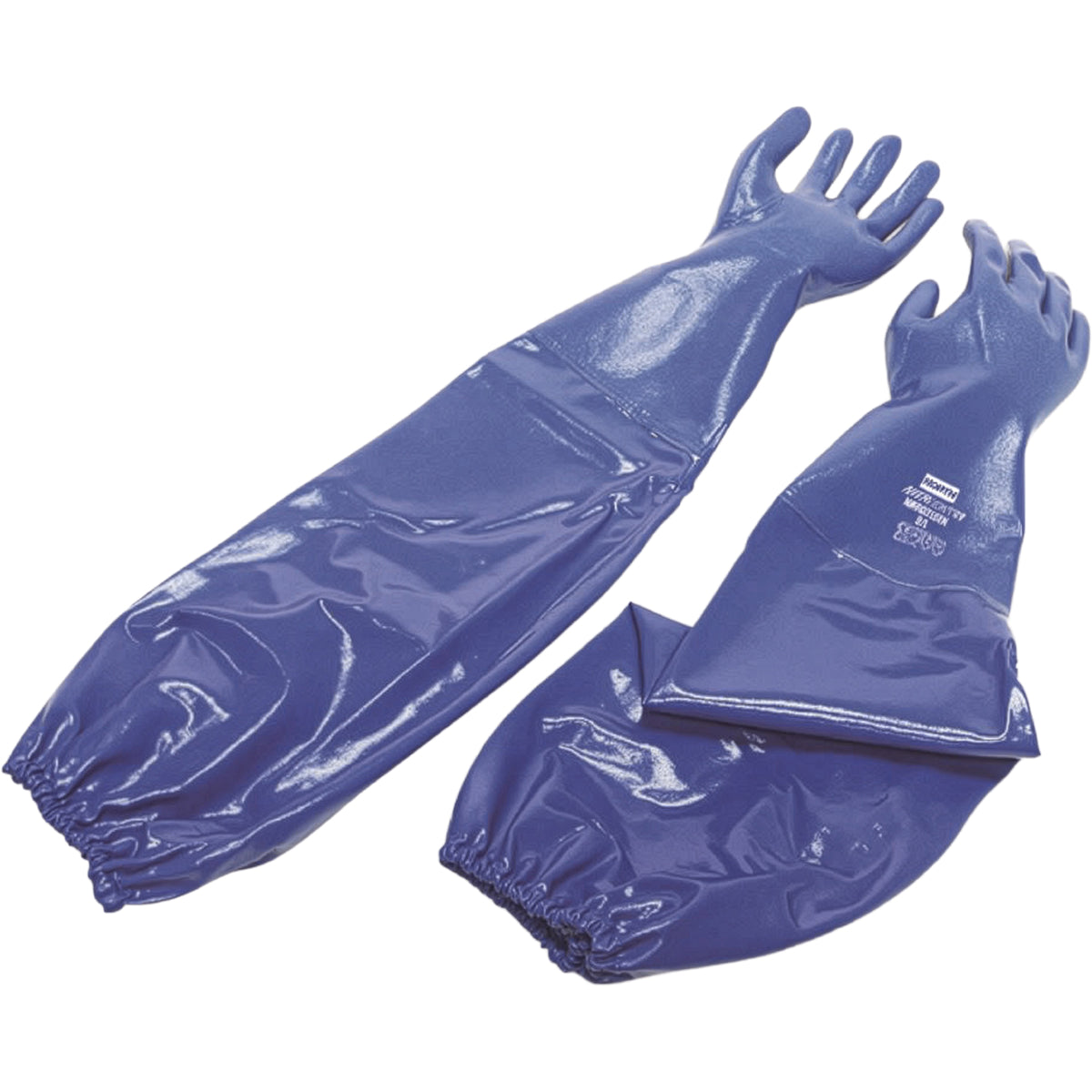 North NK803ES Chemical Resistant Gloves Nitrile Rough Grip Blue