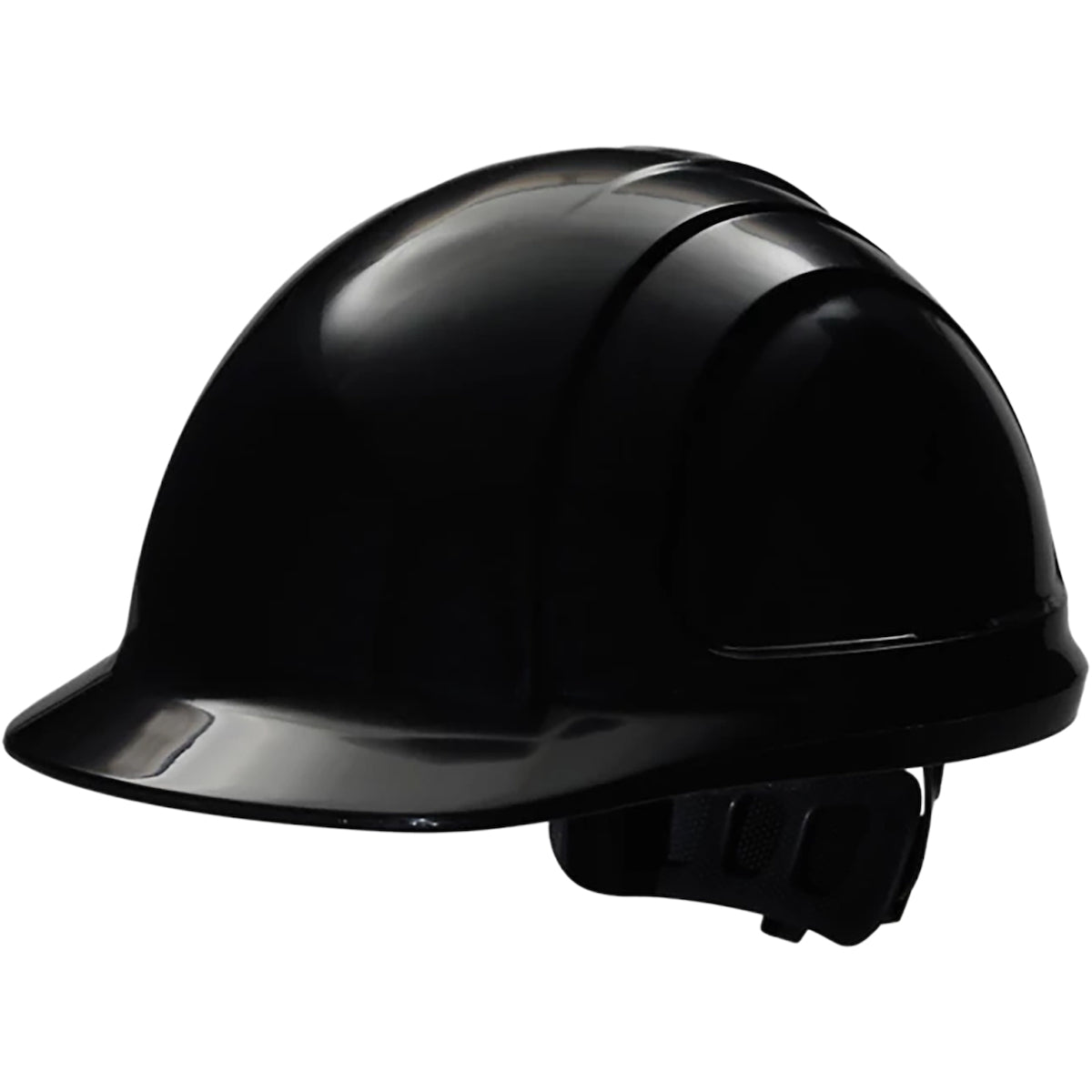 North N10R Hard Hat HDPE 4-Point Suspension Black