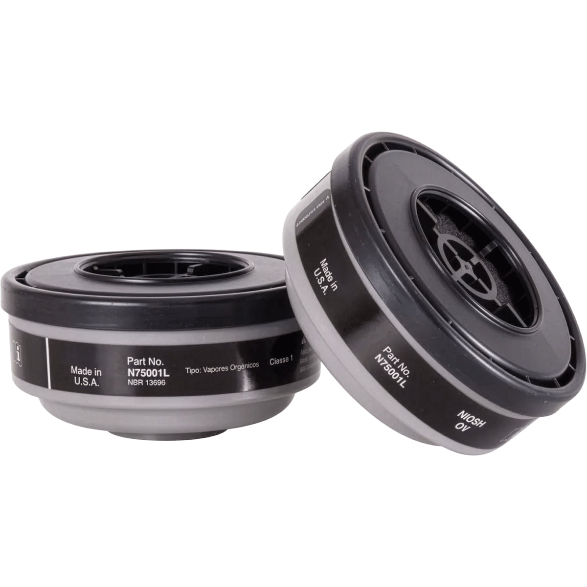 North N75001L Respirator Cartridge Organic Vapor Black