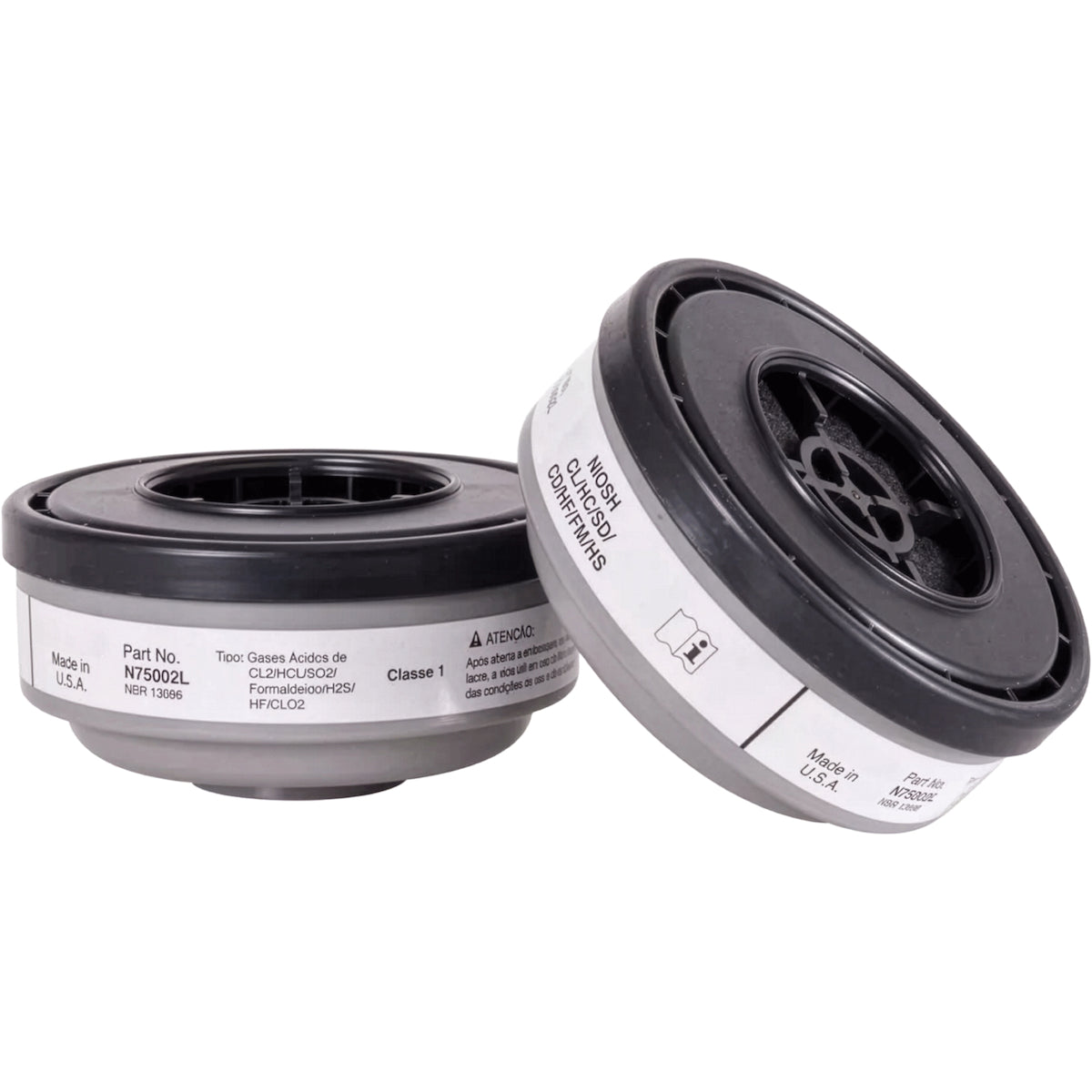 North N75002L Respirator Cartridge Acid Gas White
