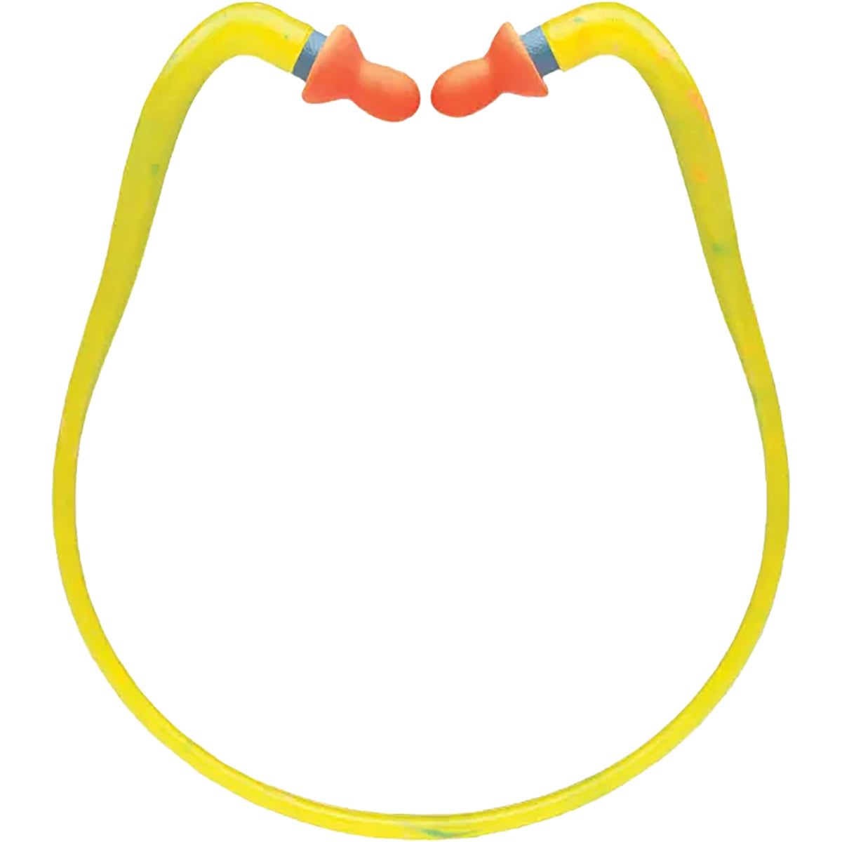 Howard Leight QB1HYG Banded Ear Plugs Ergonomic Orange