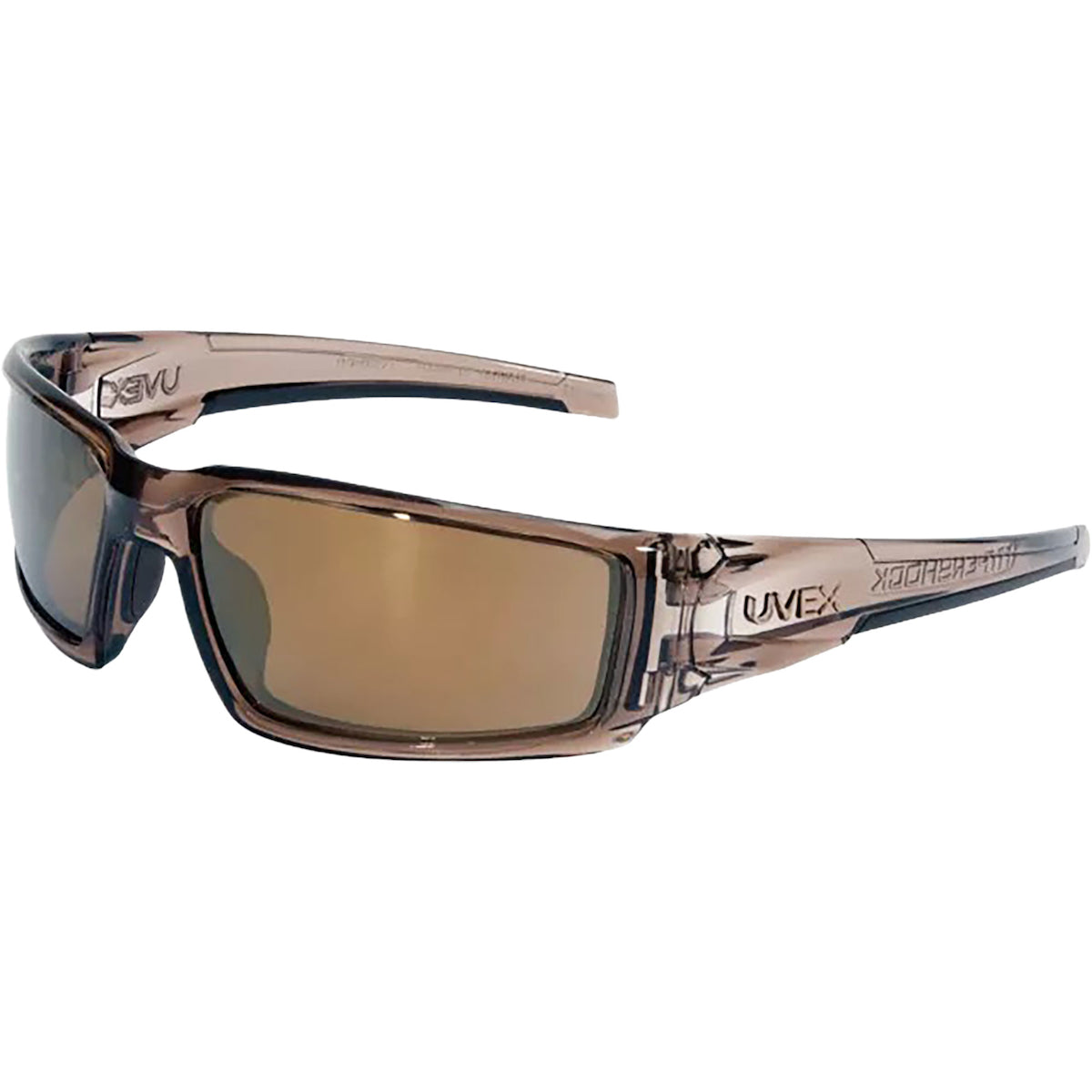 UVEX S2964 Safety Glasses Gold Mirror Brown