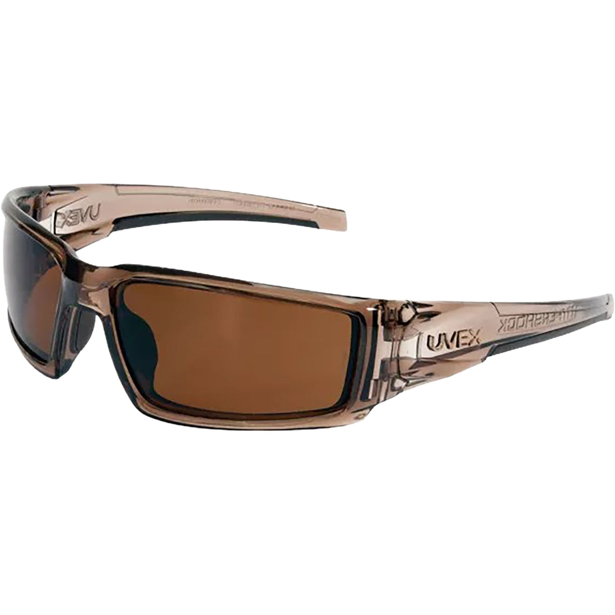 UVEX S2969 Safety Glasses Polarized Lens Brown