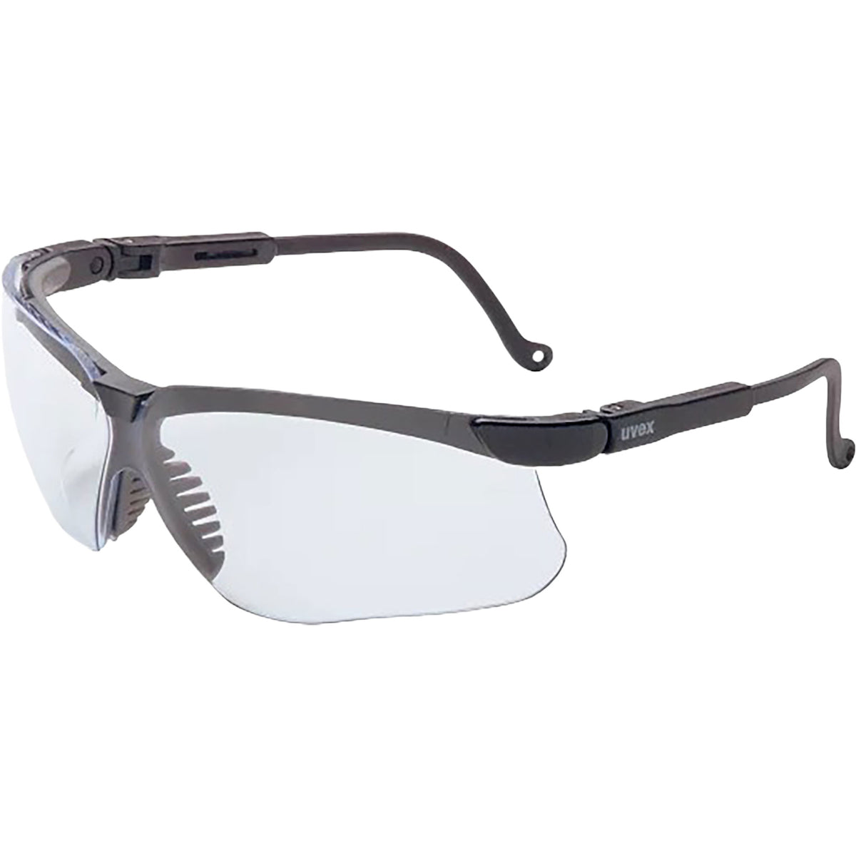UVEX S3200 Safety Glasses Semi-Rimless Hardcoat Black
