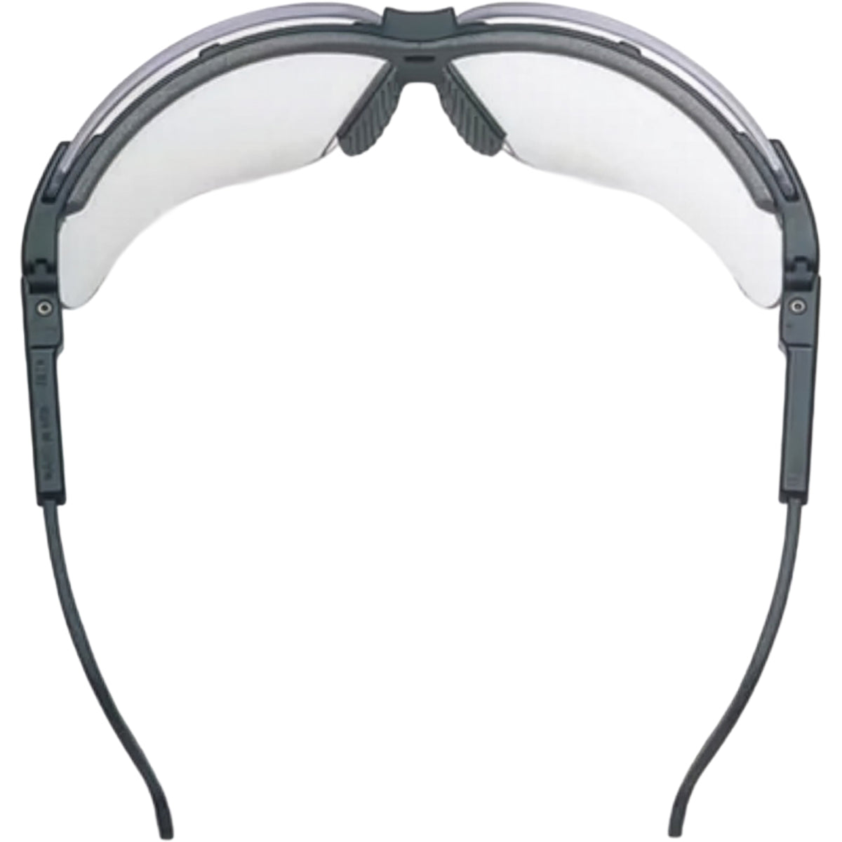 UVEX S99-S3200HS Safety Glasses Semi-Rimless Black Frame Clear Lens