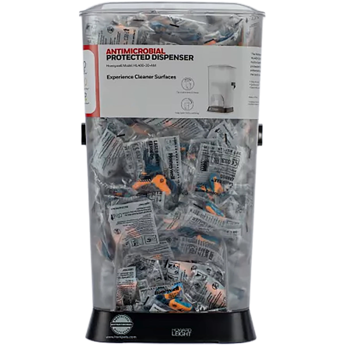Howard Leight HL400-30-AM Ear Plug Dispenser Antimicrobial Black