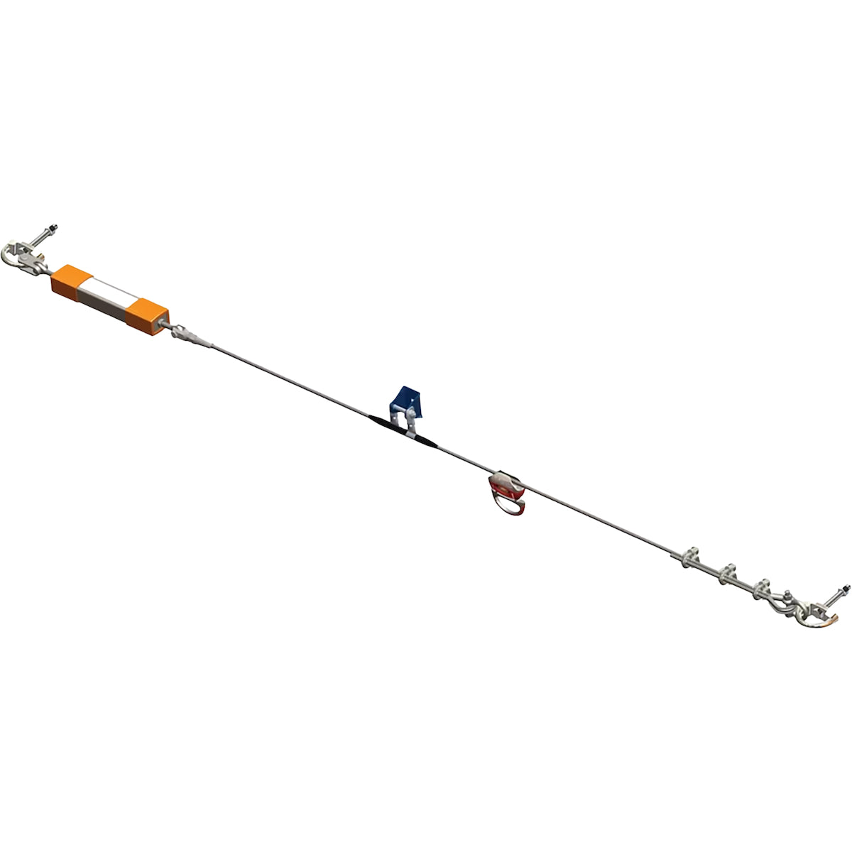 Miller® X00 Permanent Horizontal Lifeline Kits - shuttle sold separatly