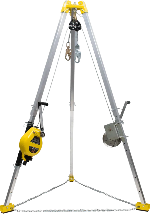 French Creek S50GM7 confined space entry system 7 FT OSHA 1926.502, 1910.66, ANSI Z359.1-2007