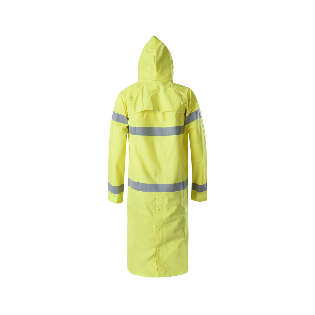 Brite Safety Style 5214 FR Safety Raingear | Hi Vis Raincoat with Hood | Waterproof | Flame Resistant | ANSI 107 Class 3 Compliant