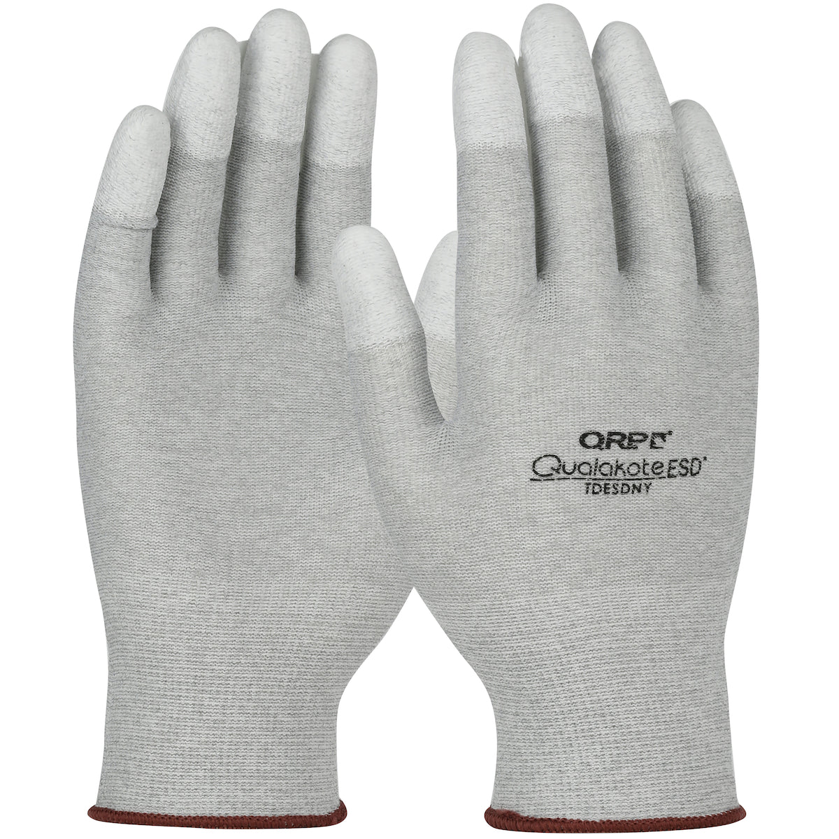 QRP TDESDNY ESD Knit Gloves Nylon Carbon Fiber Gray