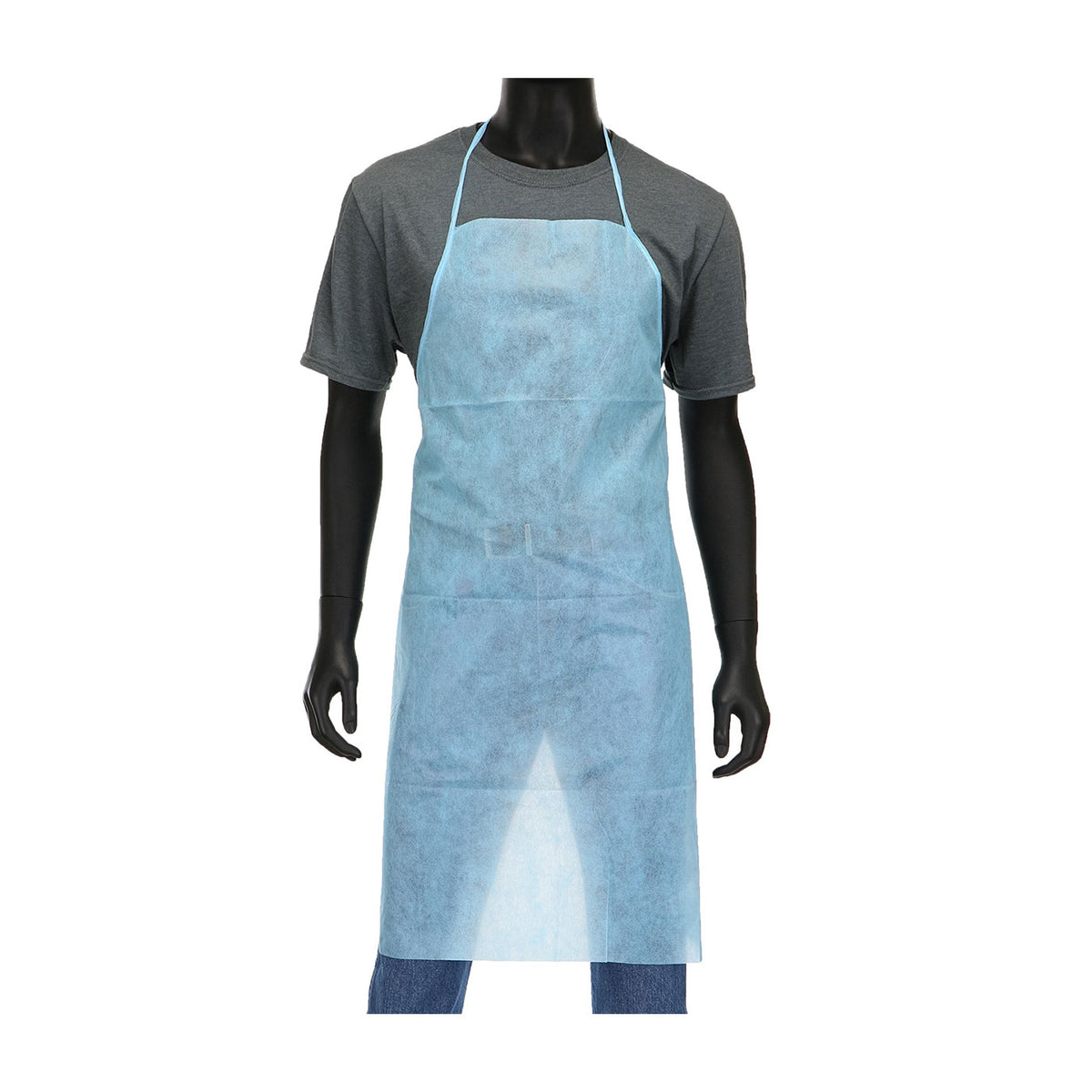 PIP U2510B Disposable Apron PE Coated Liquid Protection Blue