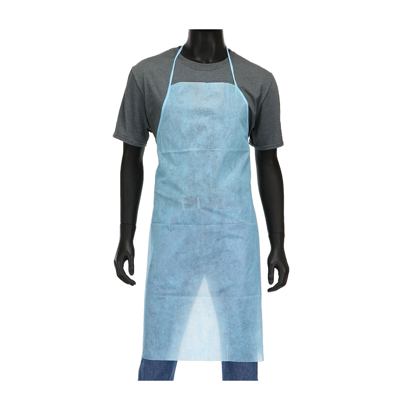 PIP U2510B Disposable Apron PE Coated Liquid Protection Blue