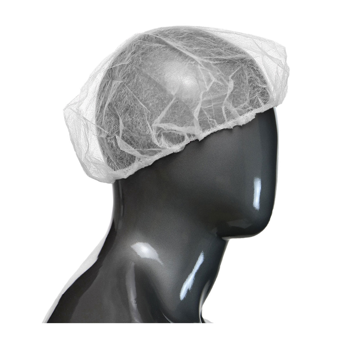 PIP UB-1000 Disposable Bouffant Polypropylene Lightweight White