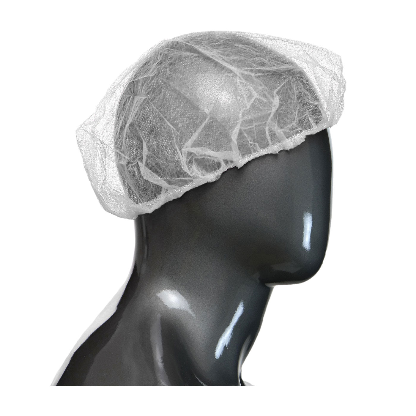 PIP UB-1000 Disposable Bouffant Polypropylene Lightweight White