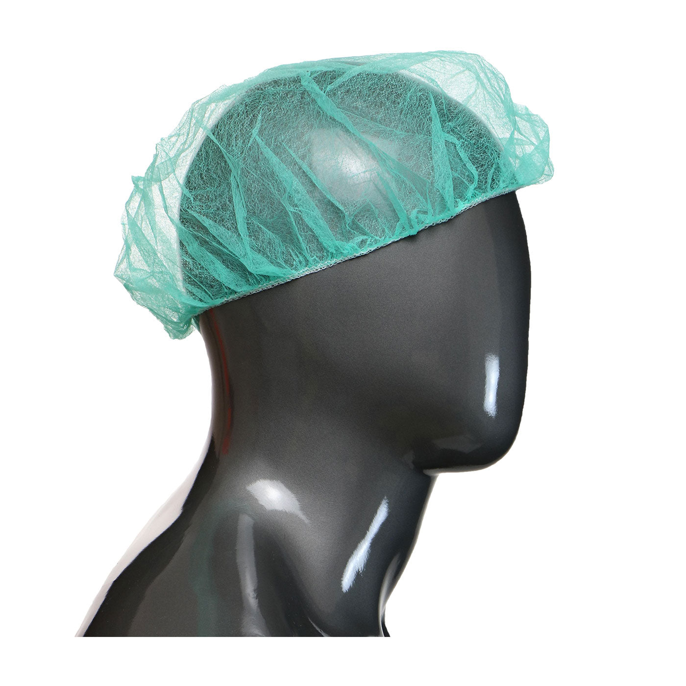 PIP UB-1000G Disposable Bouffant Cap Polypropylene Elastic Green
