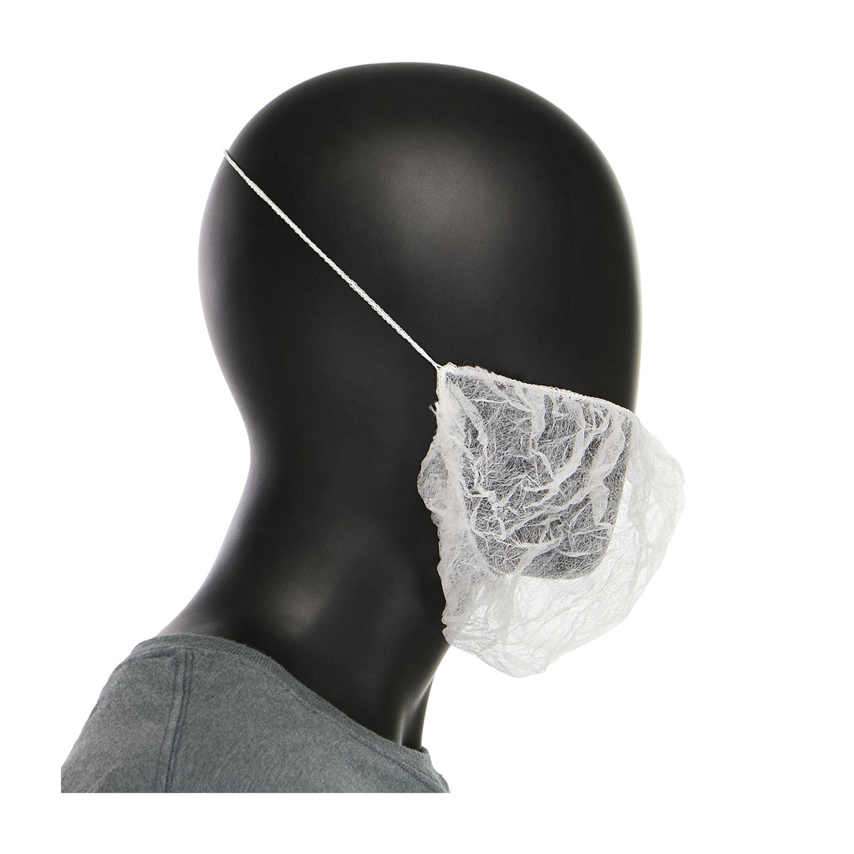 PIP UBC-1000 Disposable Beard Cover Polypropylene Elastic White