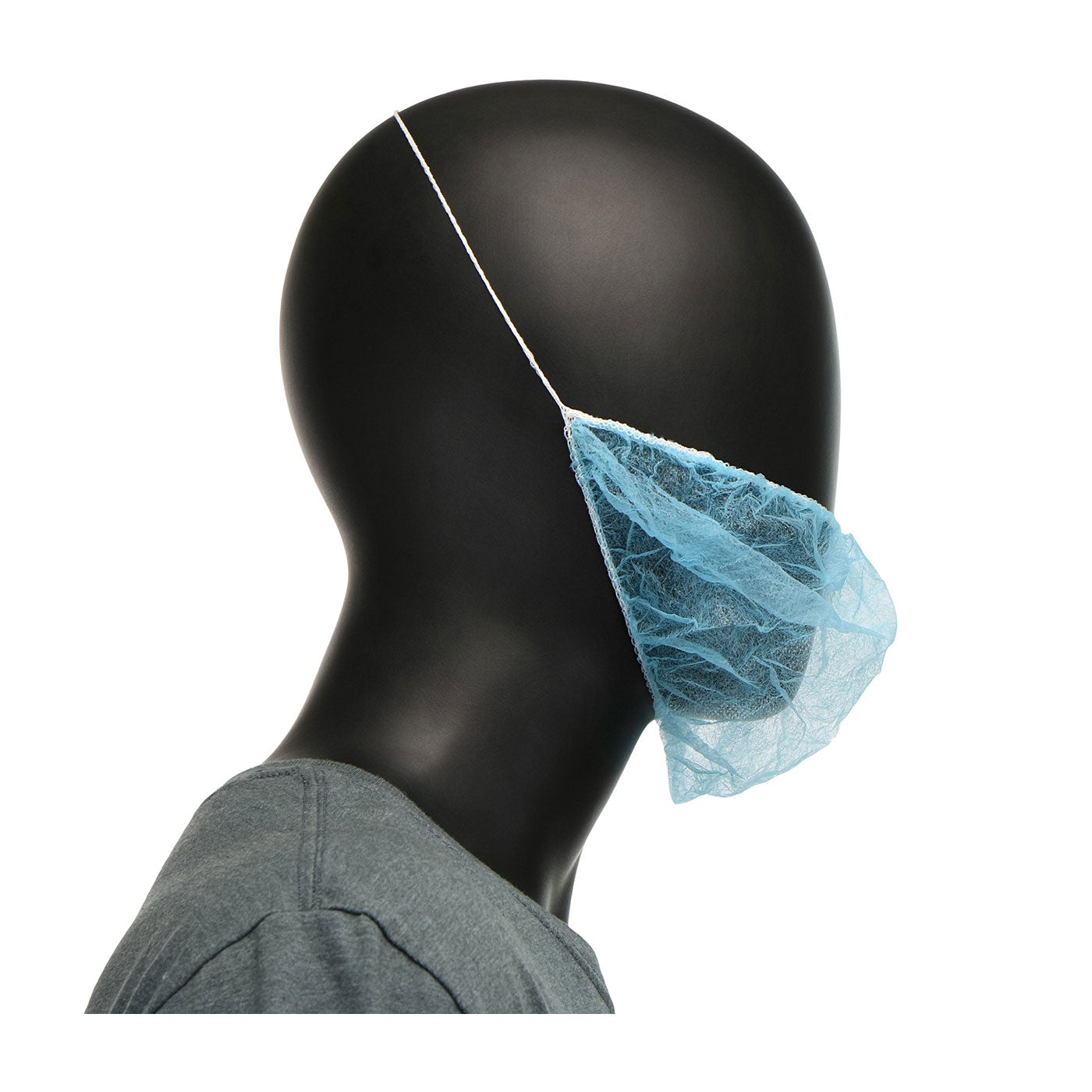 PIP UBC-1000B Disposable Beard Cover Polypropylene Elastic Blue