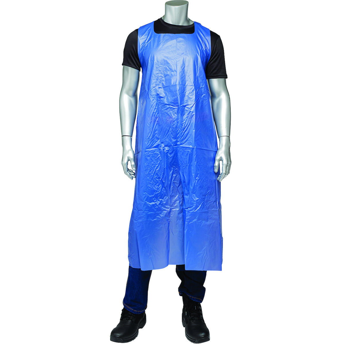 PIP UE6B Apron Vinyl Chemical Resistant Blue