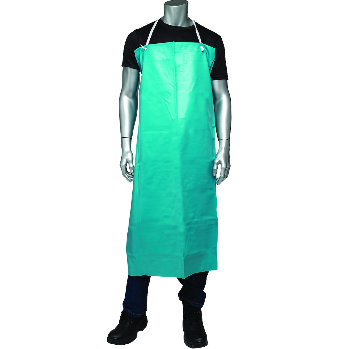 PIP UG-20 Apron Vinyl 20 mil Chemical Resistant Green