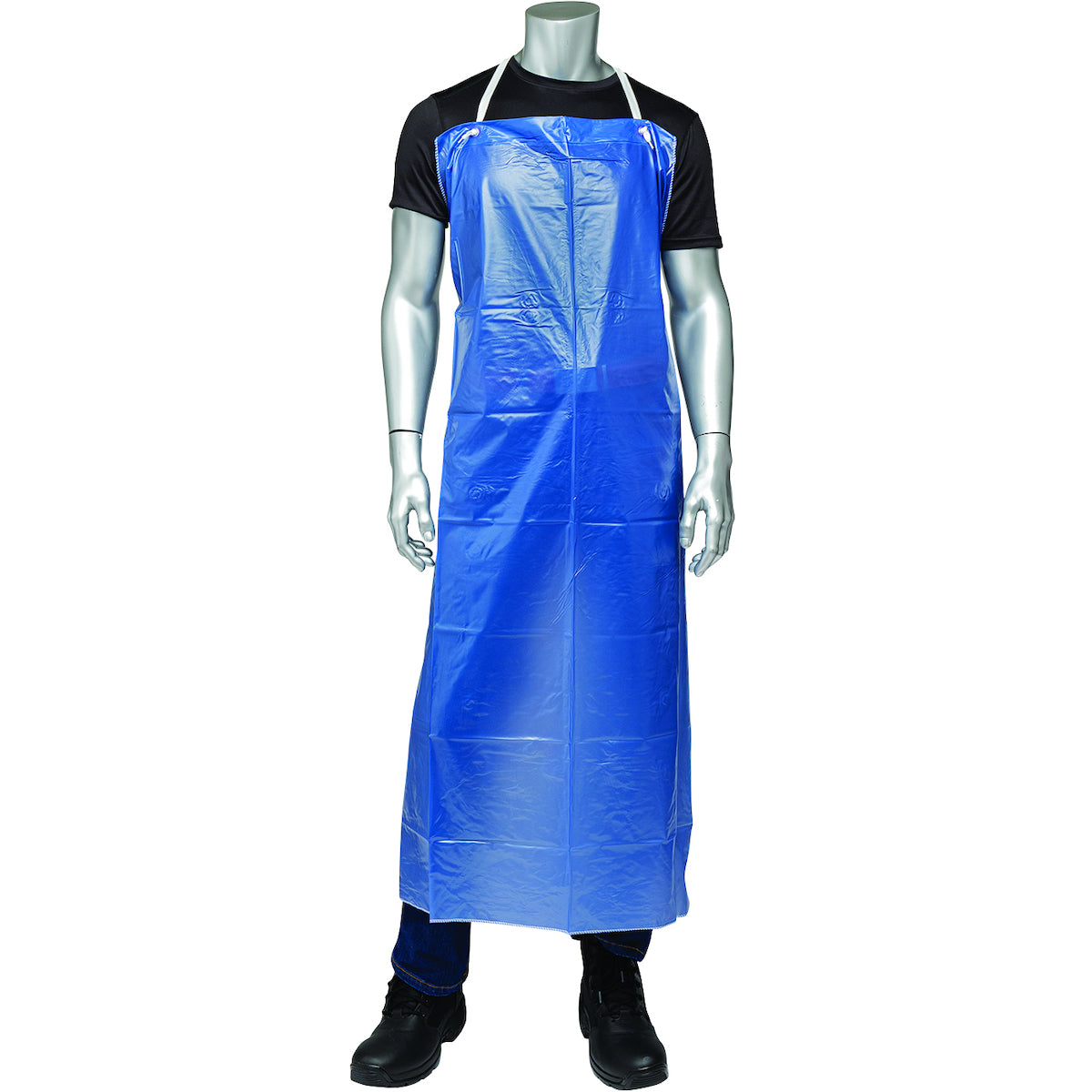 PIP UHB Vinyl Apron 6 mil Chemical Resistant Blue
