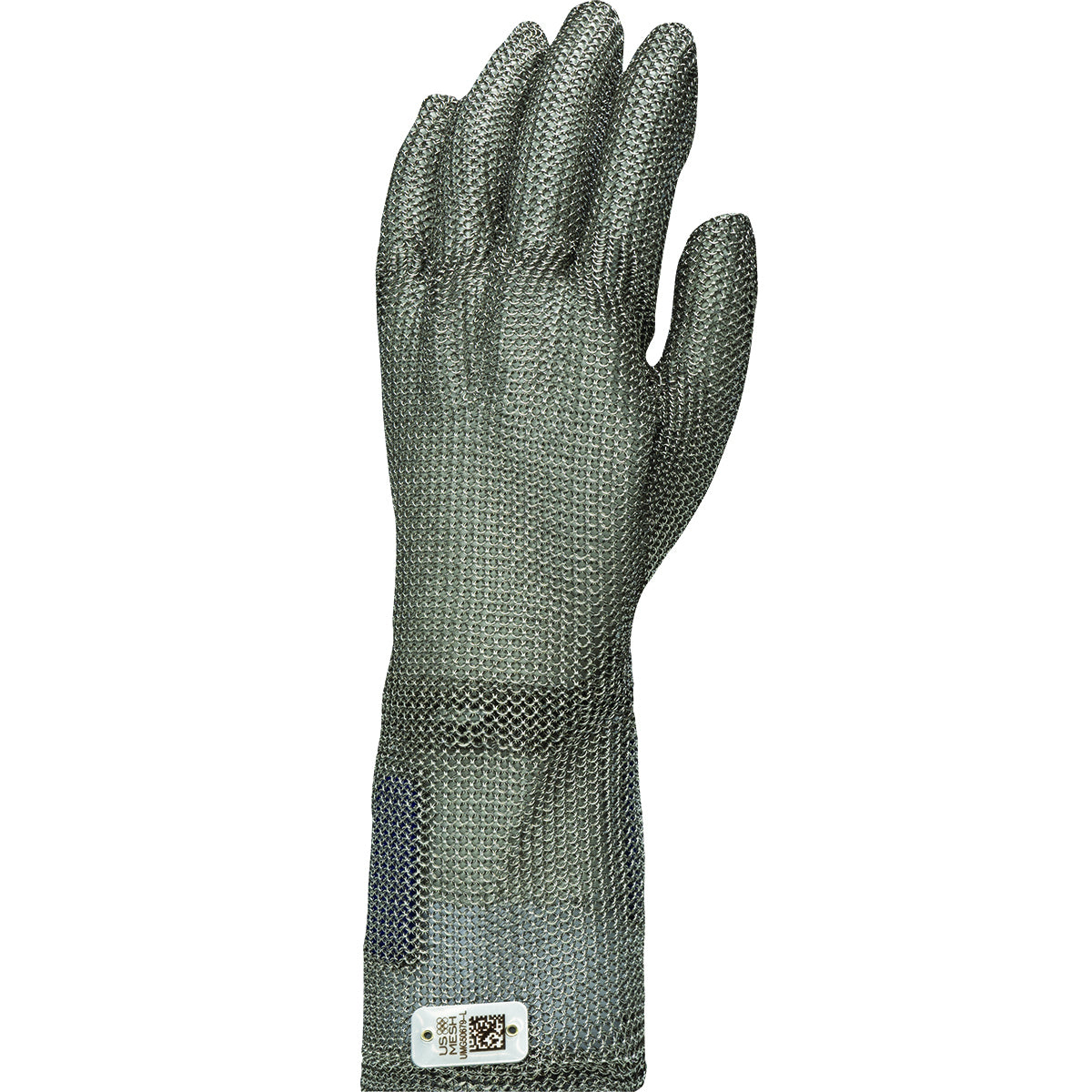 US Mesh USM-1367 Metal Mesh Glove Stainless Steel Coil Spring Silver