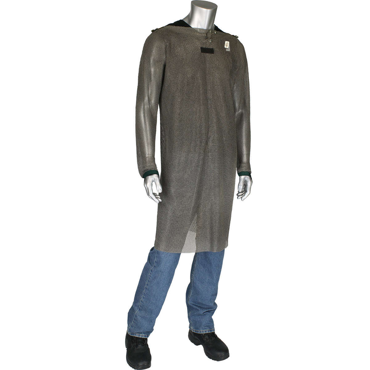 US Mesh USM-4300L Metal Mesh Tunic Stainless Steel Full Body Protection Silver