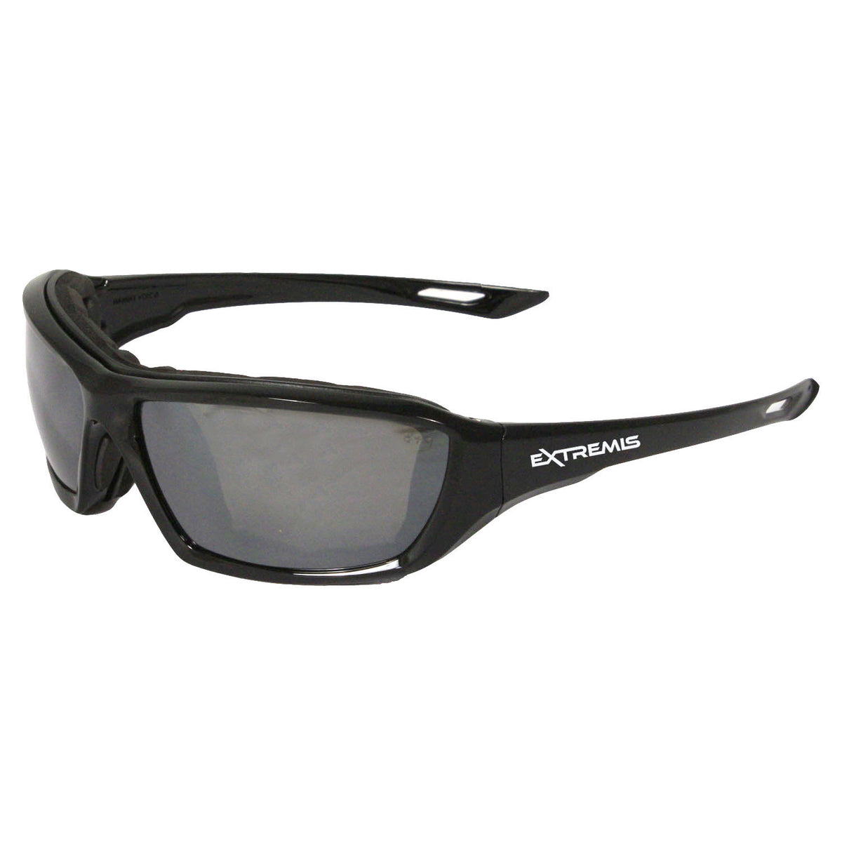 Extremis® Safety Eyewear - Black Frame - Smoke Anti-Fog Lens