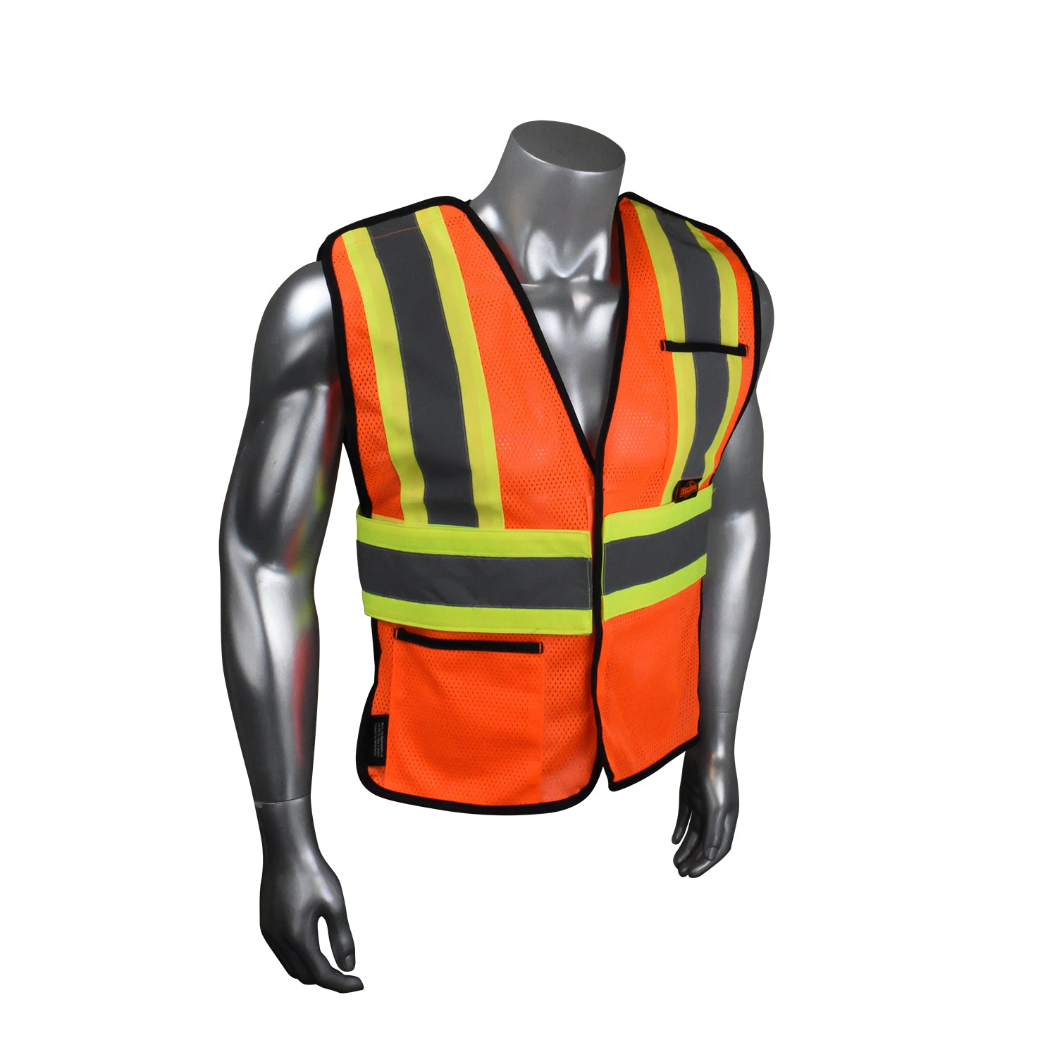 SV010X-1 Economy Break Away Vest X-Back - Hi Vis Green - Size M/2X