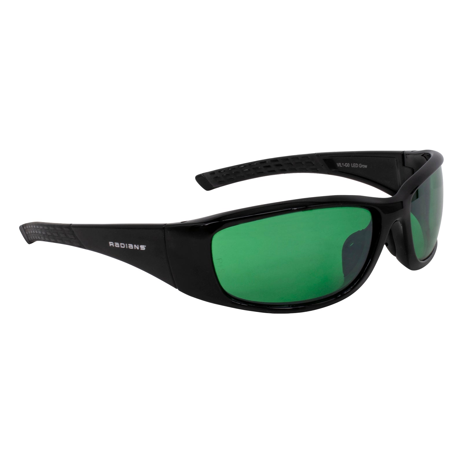 Villume® Indoor Farming Glasses - Black Frame - HPS Grow Blue Mirror Lens
