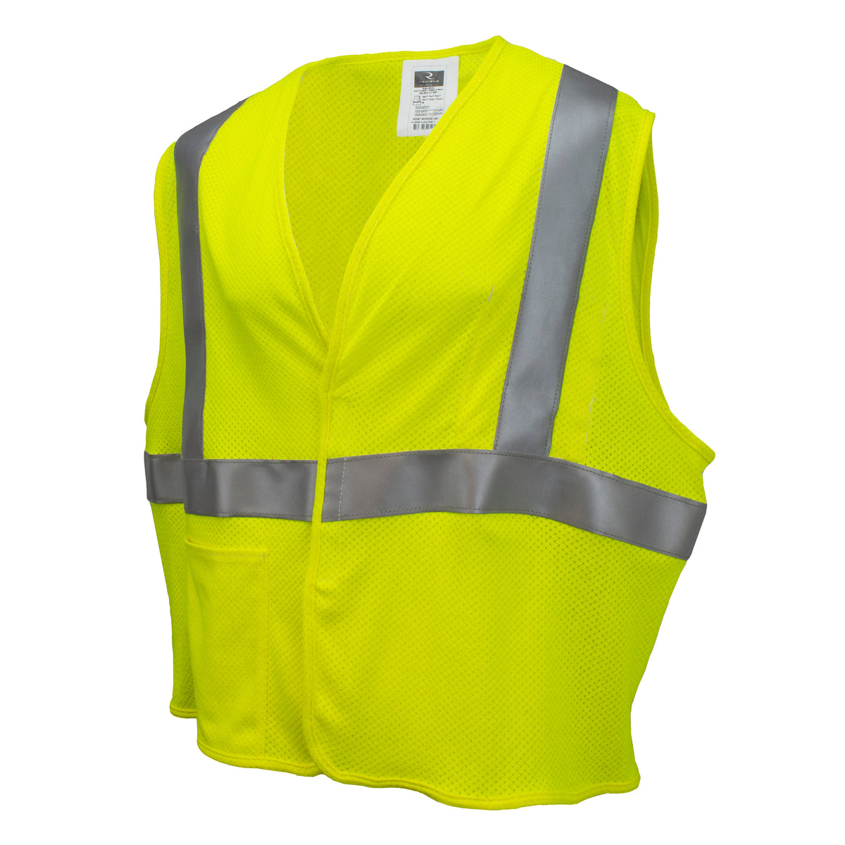 SV97-M2VGMFR Premium Modacrylic FR Class 2 Mesh Safety Vest - Green - Size M